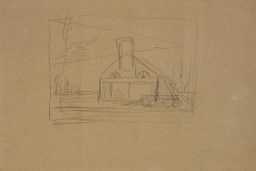 Preliminary Sketch No. 2 for Country Blacksmith Shop