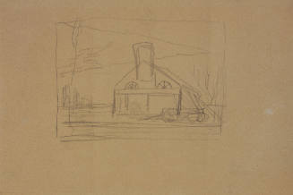 Preliminary Sketch No. 2 for Country Blacksmith Shop