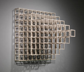 Wall Piece #2, Cube Structure Based on Nine Modules
