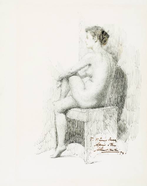 Seated Female Nude