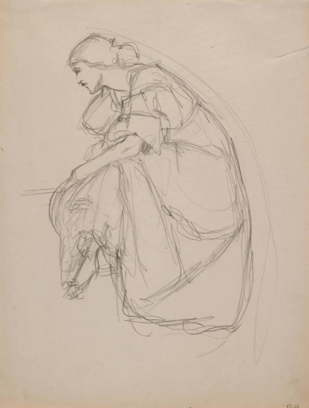 Sketch of a Seated Woman