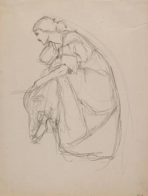 Sketch of a Seated Woman