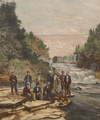 The Secretary of State and the Diplomatic Corps at Trenton Falls