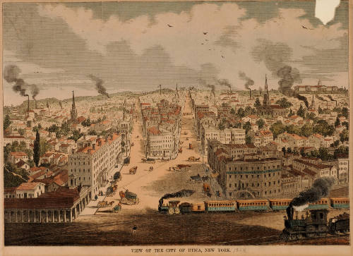 View of the City of Utica, New York