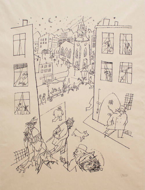 Street Scene (from portfolio 'Ecce Homo')