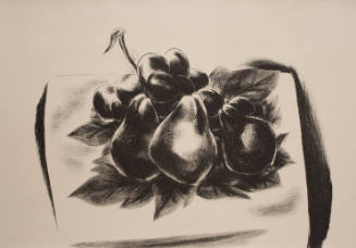 Three Pears and Grapes