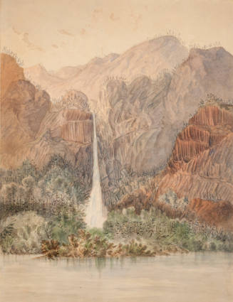 A View of Multnomah Falls, Oregon Territory