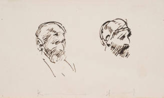 Two Male Heads