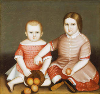 Portrait of Abbie and Adah Clay