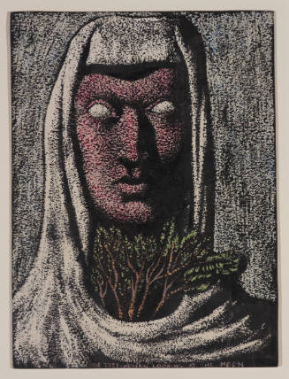 The Tree Woman Looking at the Moon