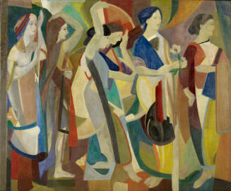 Portion of the Lillie P. Bliss Music Room Mural