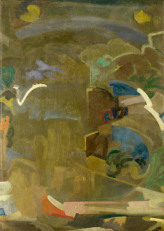 Portion of the Lillie P. Bliss Music Room Mural