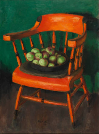 Chair with Apples