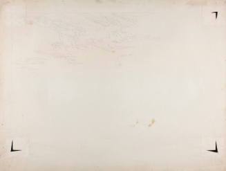 Tracing of the Sky of Thomas Cole's 'Voyage of Life: Childhood' (reversed)