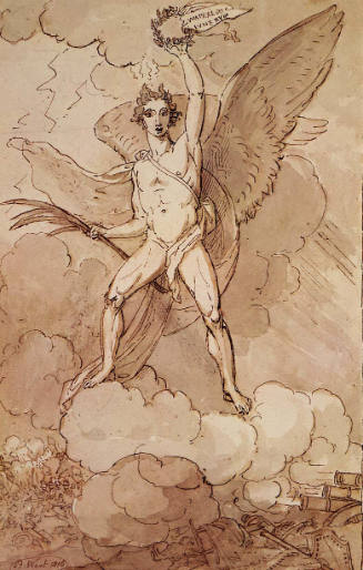 Study for an Allegorical Figure of Victory Celebrating the Battle of Waterloo