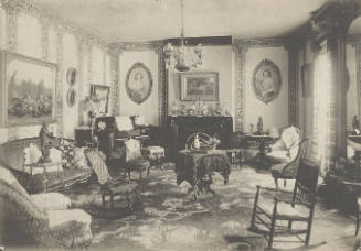 View of the Parlor at Frog Park, Waterville, New York