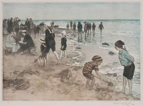 Plage (Jeux sur la Plage), [Beach (Playing at the Beach)]