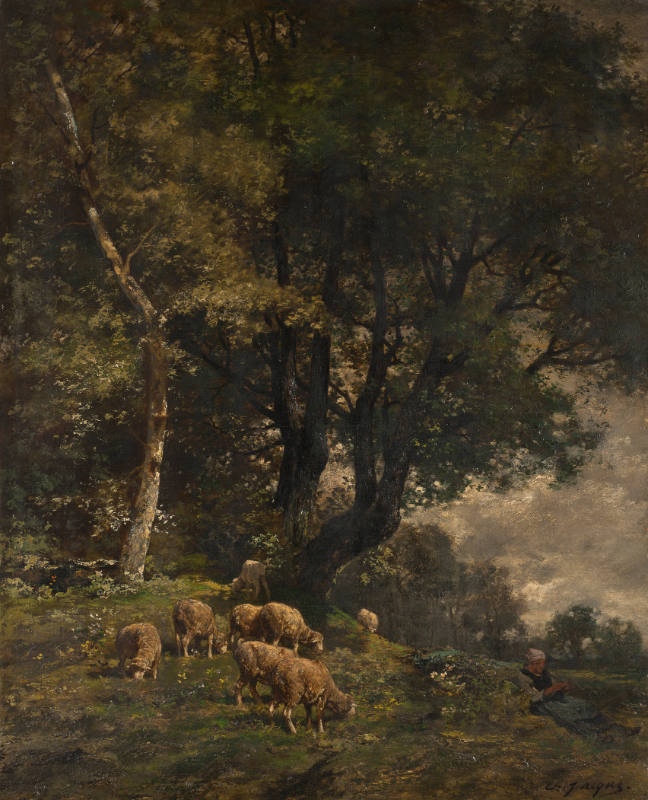 Sheep and Shepherdess