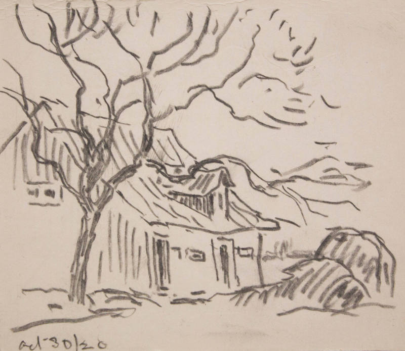 House, Tree and Haystack