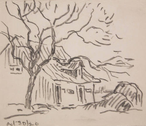 House, Tree and Haystack