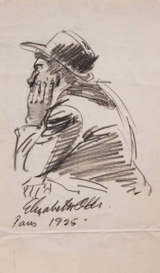 Untitled (Man Wearing A Hat, Seen from Behind)