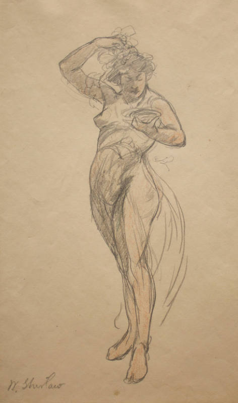 Study for the Allegorical Figure, "Coral"