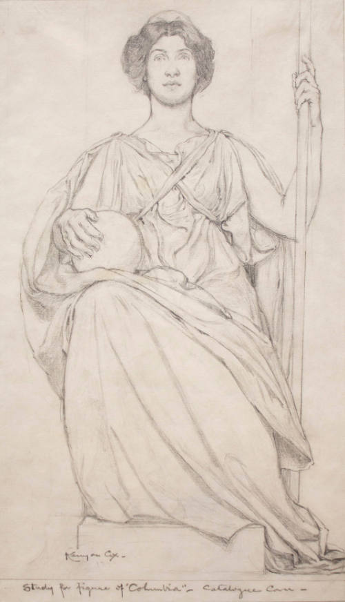 Study for Figure of "Columbia"