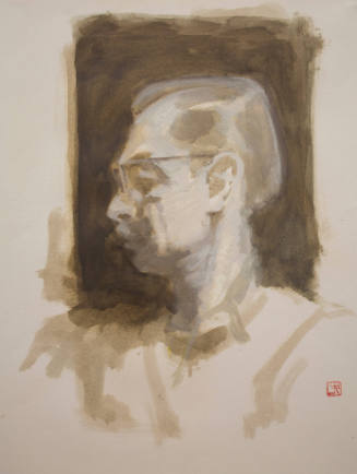 Untitled (Man's Head in Profile)