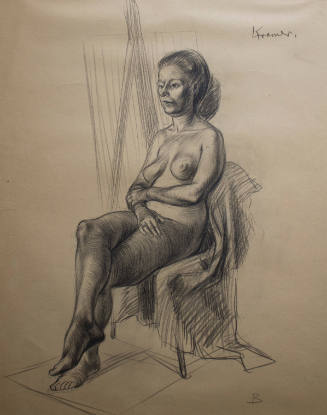 Study of a Seated Nude Woman