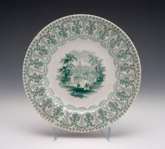 "American Cities and Scenery: Utica" Plate