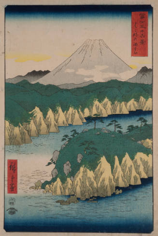 Mount Fuji from Hakone Lake, Sagami Province (from 36 views of Mount Fuji)