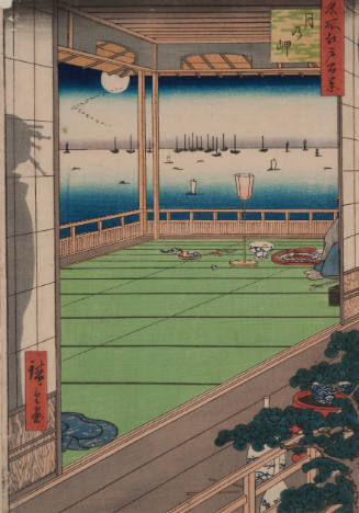 The Moon Cape (from One Hundred Famous Views of Edo)