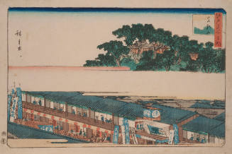 Matsuchi Hill (from Famous Views of Edo)