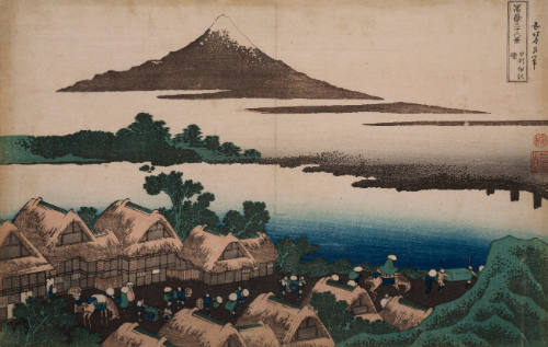 Dawn at Izawa in Kai Province (from Thirty-Six Views of Mount Fuji)