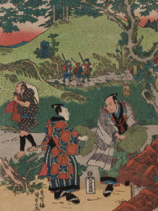 Samurai, Tradesmen and Farmers (scene from the Chushingura)