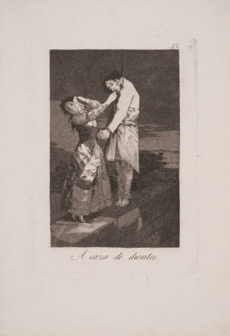 The Caprices:  Plate 12:  Hunting for Teeth