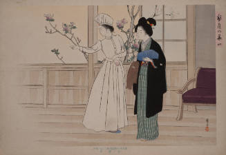 Woman Visiting Hospital with Nurse in Western Dress (from the series The Modern Woman)