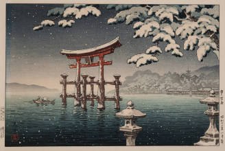 Miyajima Under Snow