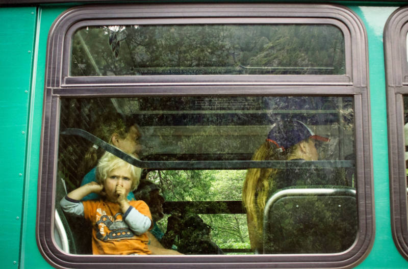 Child on Bus, Yosemite