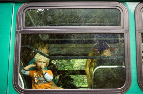 Child on Bus, Yosemite