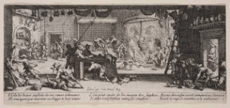 The Pillaging of a Farm (Plate 5 from the set of eighteen:  The Miseries of War
