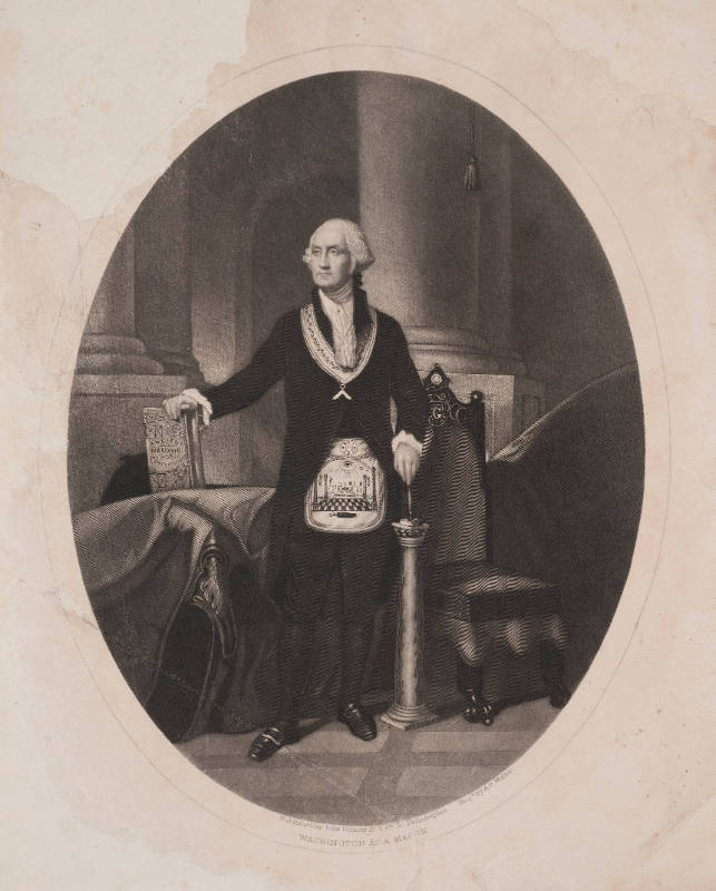 Portrait of Washington As a Mason