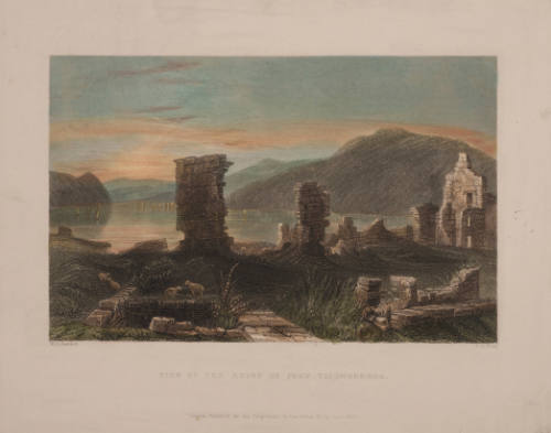 View of the Ruins of Fort Ticonderoga