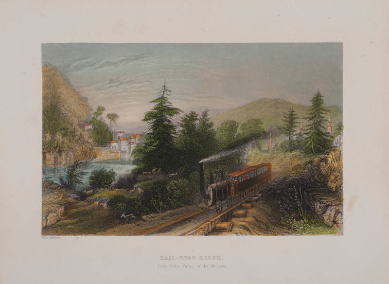 Rail-Road Scene (Little Falls, Valley of the Mohawk)