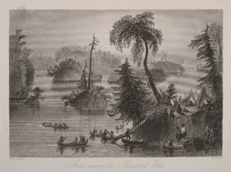 Scene Among the Thousand Isles, St. Lawrence River