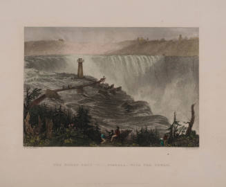 The Horse Shoe Fall, Niagara- With the Tower