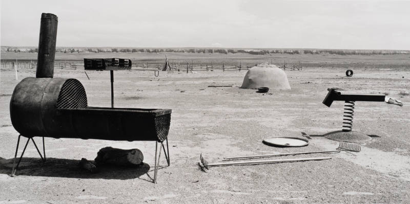 Navaho Bread Oven and Rocking Bull