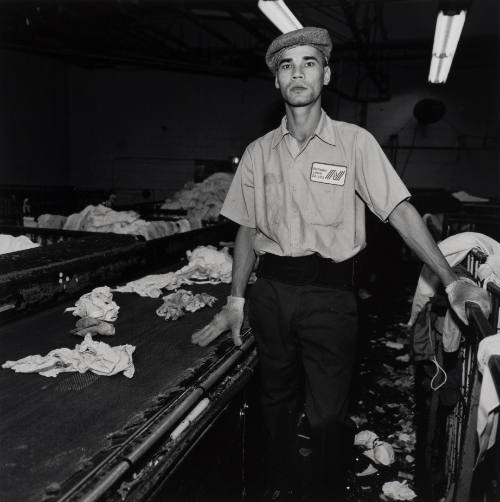 Man in Front of a Conveyor Belt