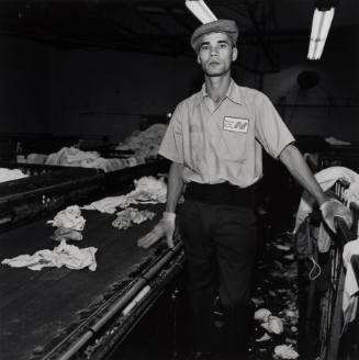 Man in Front of a Conveyor Belt