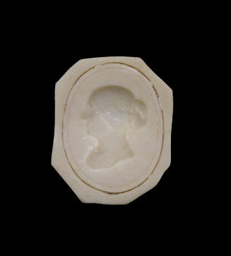 Wax Mold for a Plaquette of a Lady